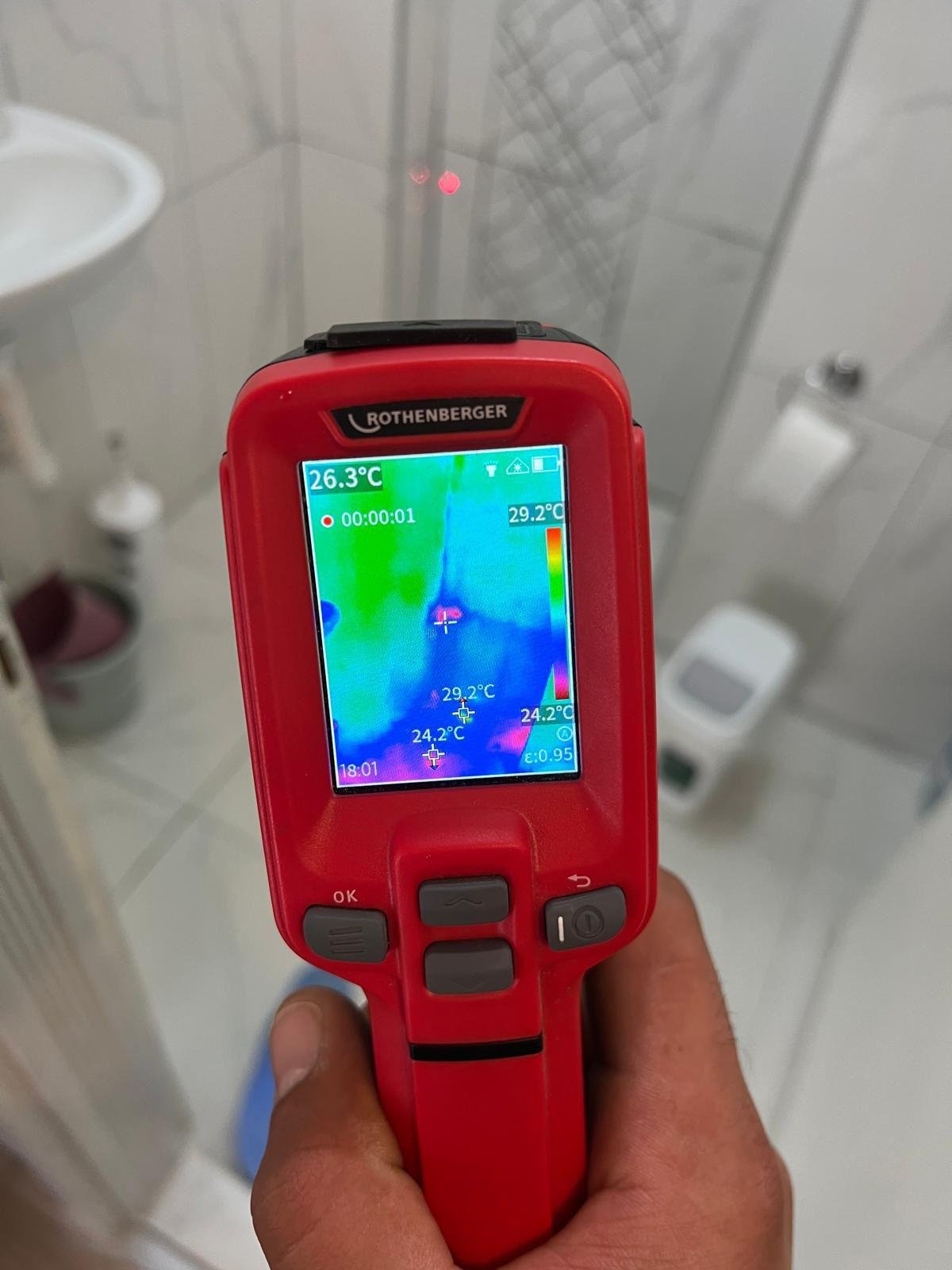 Ostim su kaçağı tespiti termal kamera